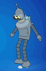 Futurama Bender Fortnite Griddy GIF