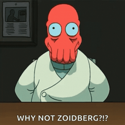 Futurama Character Asking Why Not Zoidberg GIF