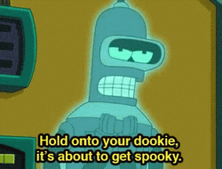 Futurama It's About To Get Spooky GIF