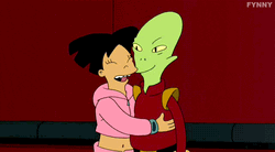 Futurama Kif Kroker Eyes Popping GIF