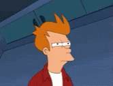 Futurama Philip Fry Twitching Eyes GIF