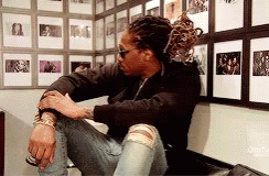 Future American Rapper Cool Pose GIF