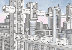 Future City Transportation GIF