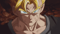Future Gohan Super Saiyan Power Emancipation GIF