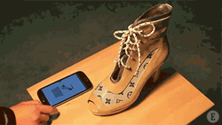 Future Smartphone Control Shoes GIF