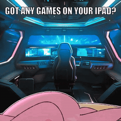 Futuristic Car Saying Got Any Games On Your IPad GIF