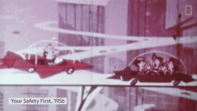 Futuristic City 1956 GIF