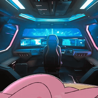 Futuristic Cockpit Display Says Eee GIF