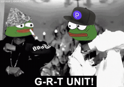 G-R-T Unit Is Written On The Bottom Of A Black And White Photo GIF