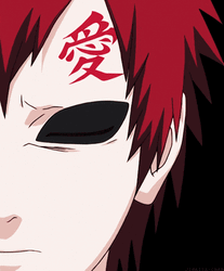 Gaara Half Face Crying GIF