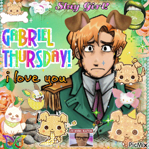 Gabriel Thursday I Love You Is Written On A Picture GIF