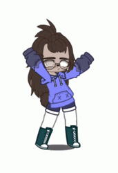 Gacha Freedom Dance GIF