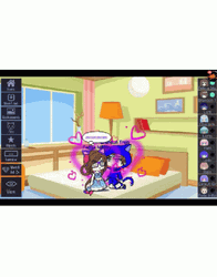 Gacha Life Kayla And Sam Kissing GIF