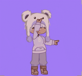 Gacha Pointing Dance Move GIF