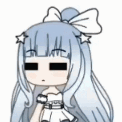 Gacha Saying No Animation GIF