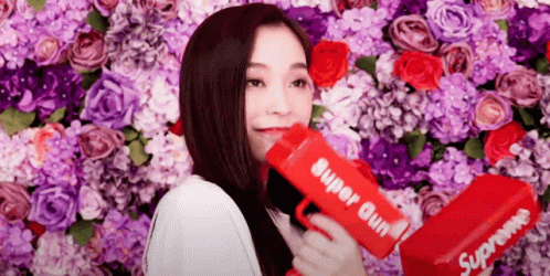 Gahyeon Make It Rain Money GIF