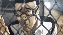 Gakuto Banging His Head In Jail GIF