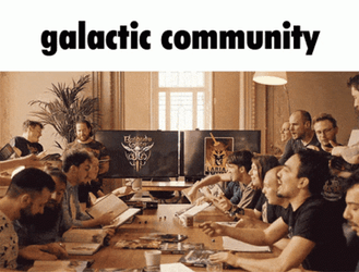 Galactic Community Table Debate GIF