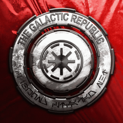 Galactic Republic Logo With Star GIF