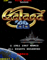 Galaga '88 Arcade Screen