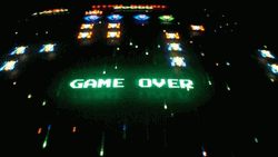 Galaga Arcade Game Over