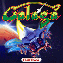 Galaga Namco Cover Animation