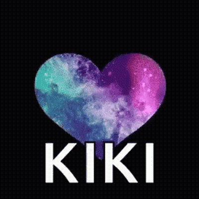 Galaxy Heart With Kiki GIF
