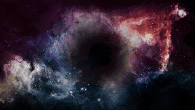 Galaxy With Black Hole In The Middle GIF