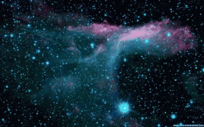 Galaxy With Watermark GIF