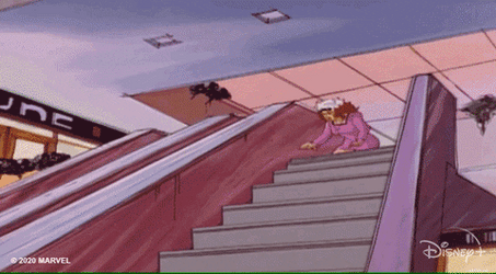 Gambit Elevator Scene GIF