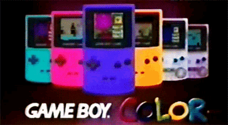 Game Boy Color 90S GIF