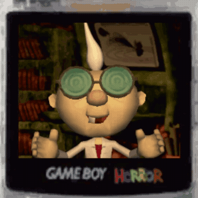 Game Boy Horror Cartoon Character GIF