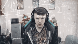 Game Boy Luke Thinking With Big Brain Meme GIF