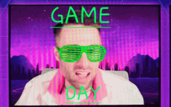 Game Day Stripped Shades GIF
