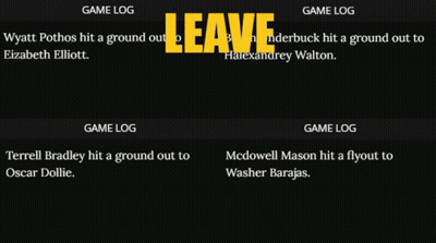 Game Log Game Log Trace On Black Background GIF