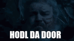Game Of Thrones Hodl The Door GIF