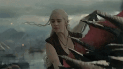 Game Of Thrones Queen Daenerys Dragon Attack  GIF