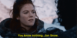 Game Of Thrones You Know Nothing GIF