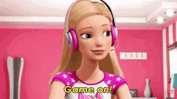 Game On Barbie Video Game Hero GIF