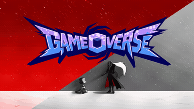 Game Overse Poster Man And Woman GIF