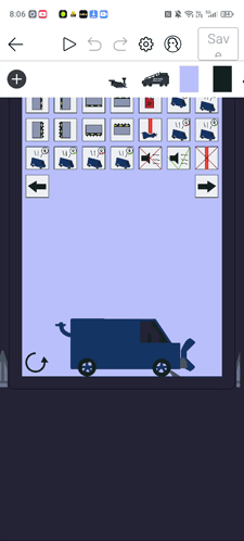 Game Screenshot With Blue Van GIF