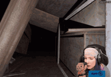 Game Streamer Funny Scary Surprise  Reaction  GIF