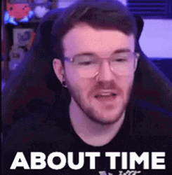 Gameboy Luke Shouting About Time GIF