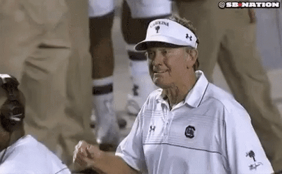 Gamecocks Coach Steve Spurrier GIF