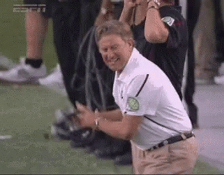 Gamecocks Steve Spurrier Got Upset GIF