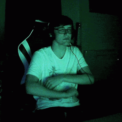 Gamer Flashing Night Lights GIF