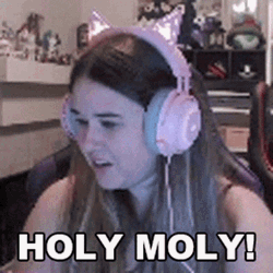Gamer Girl Holy Moly GIF