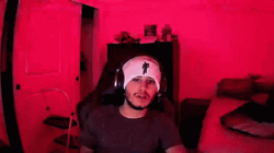 Gamer Stunned Disco Rgb Lights Blinking GIF