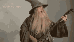 Gandalf Reface Singing With Guitar GIF