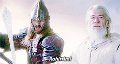 Gandalf With Knight On His Side GIF